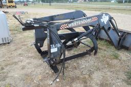 WESTENDORF LDR AND BUCKET W/ BRACKETS AND VALVES