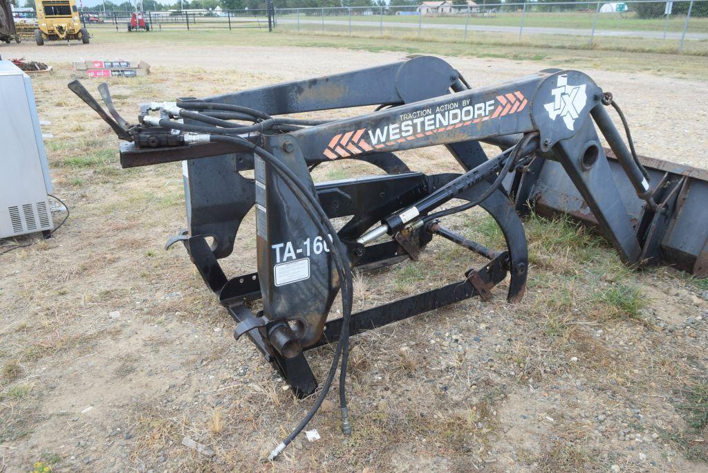 WESTENDORF LDR AND BUCKET W/ BRACKETS AND VALVES