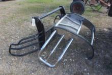 2 GRILL GUARDS 1 CHROME AND 1 BLACK