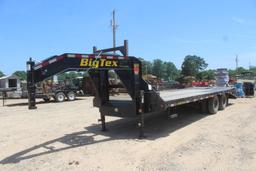 BIG TEX 22' GOOSENECK TRAILER NO TITLE