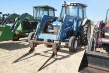 FORD 6610 2WD C/A W/ LDR AND HAY FORK
