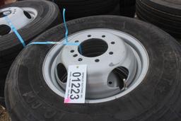 235/80 R16 4CT WHEELS AND TIRES DUALLY