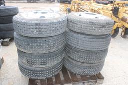 PALLET OF TRAILER TIRES