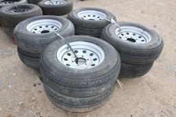 PALLET OF TRAILER TIRES