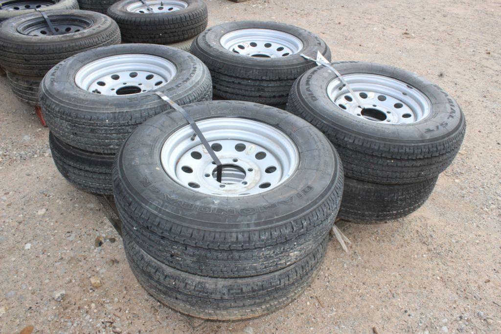 PALLET OF TRAILER TIRES