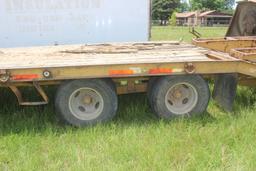 BELSHE PINTLE HITCH TRAILER W/ RAMPS NO TITLE