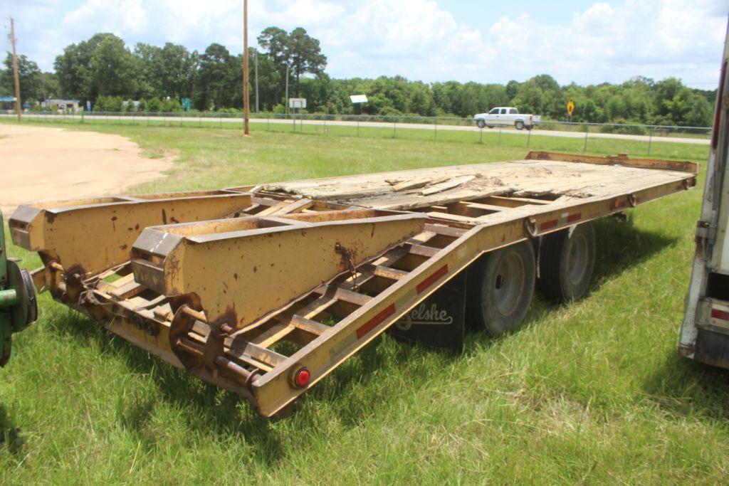 BELSHE PINTLE HITCH TRAILER W/ RAMPS NO TITLE
