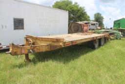 BELSHE PINTLE HITCH TRAILER W/ RAMPS NO TITLE