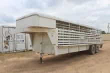 24FT GN STOCK TRAILER NO TITLE