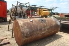 500 GALLON FUEL TANK W/STAND