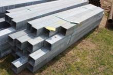 4IN SQ TUBING GAL 16CT 7FT 112FT