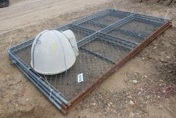 10X10 DOG KENNEL W/IGLOO DOG HOUSE