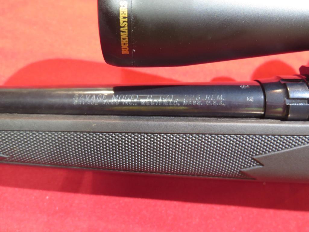 Savage 11 .223 bolt, Nikon 6-18 variable scope , tag#6022