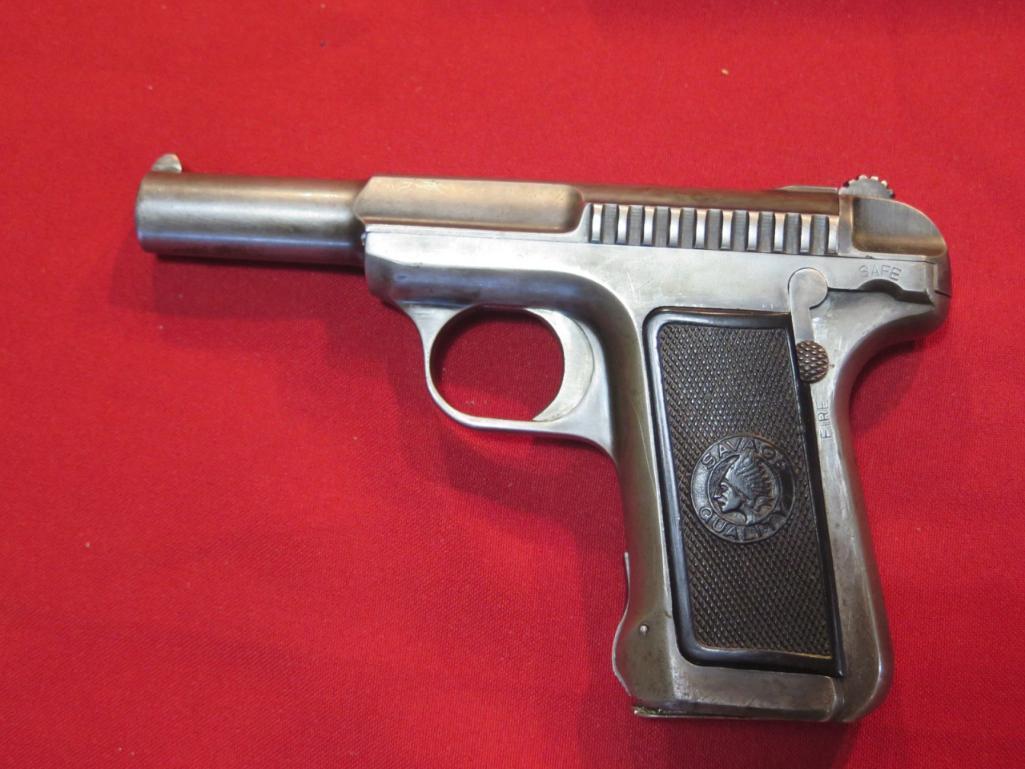 Savage Auto model 1917 32acp semi auto pistol, extra mag, reproduction box