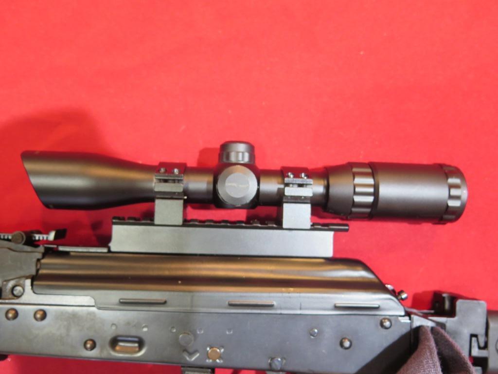 IO Inc AK47 7.62x39cal semi auto, folding but/t stock, mag, release, foregr