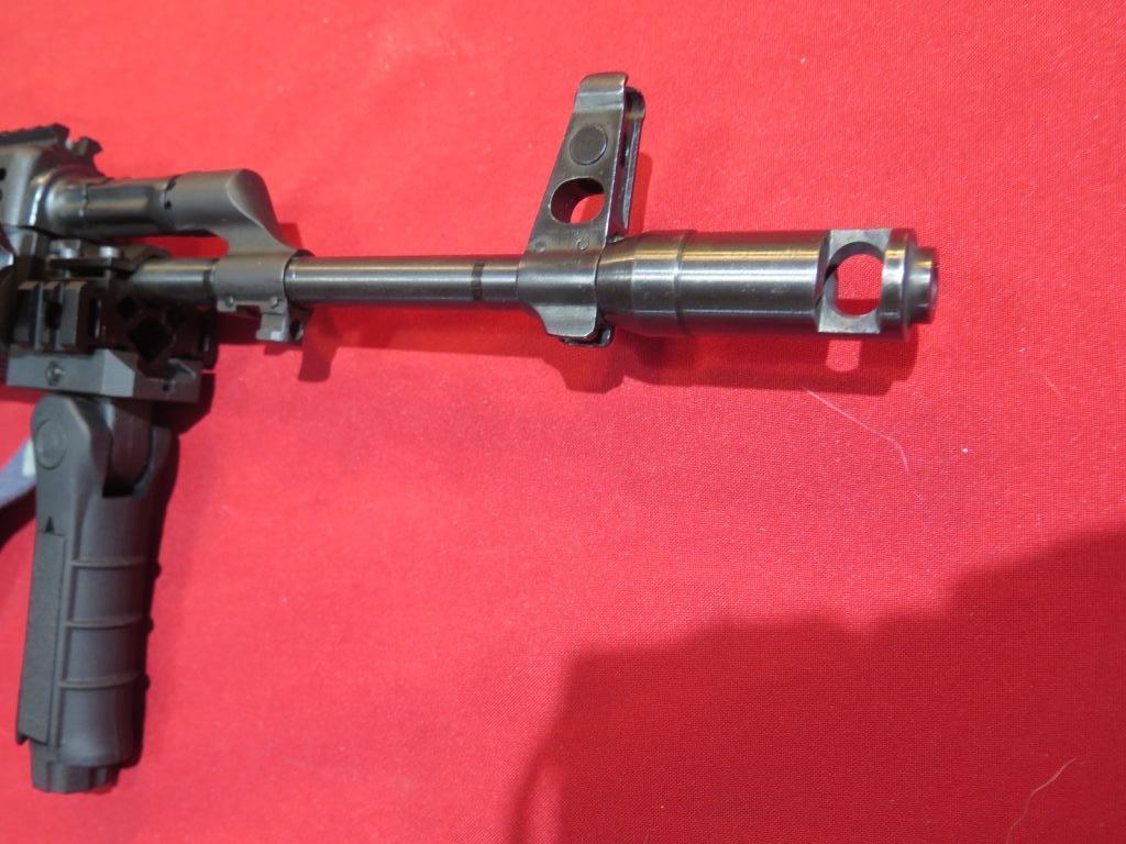 IO Inc AK47 7.62x39cal semi auto, folding but/t stock, mag, release, foregr