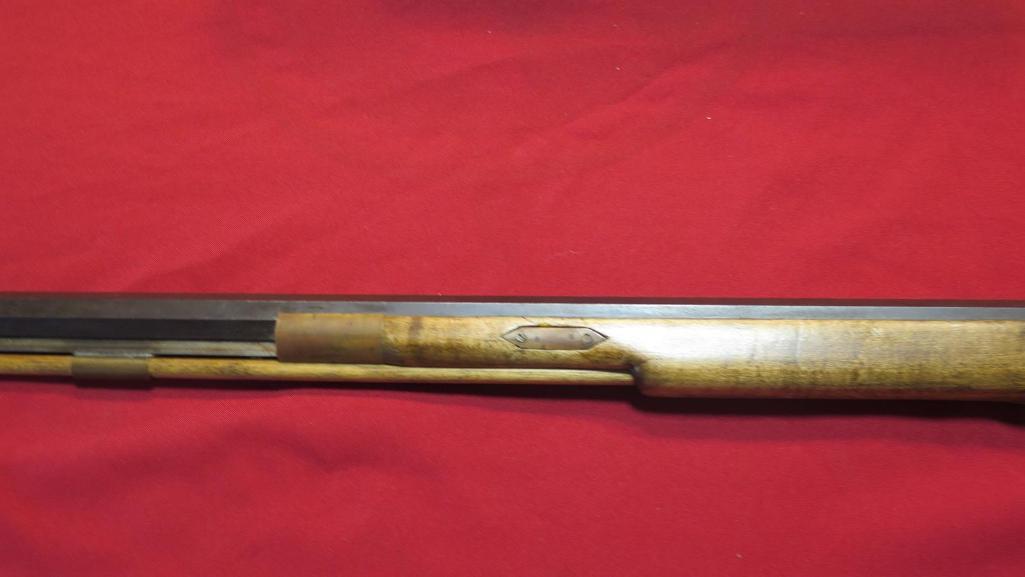 Custom 45cal black powder with Pennsylvania half stock, exposed hammers, pe