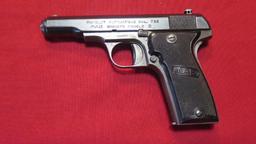 MAB model B 7.65/.32Auto semi auto pistol, tag#7329