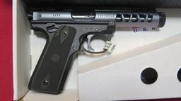 Ruger Mark IV .22LR semi auto pistol, New, tag#7366