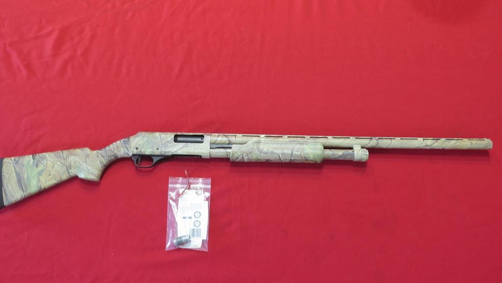 Harrington & Richardson 1871 Pardner 12ga 3" slide action, 28" barrel, camo