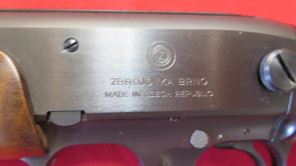 BRNO ZKM-611 .22wrm semi auto, rare, scope rings, hard case , tag#7586