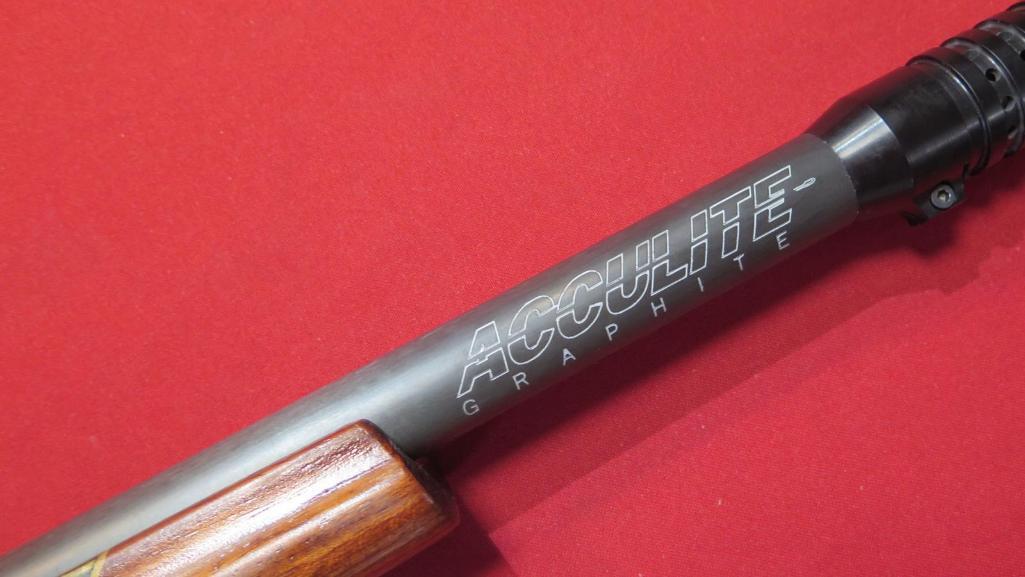 Ruger 10/22 Custom semi auto .22 Lr, custom acculite graphite barrel, custo