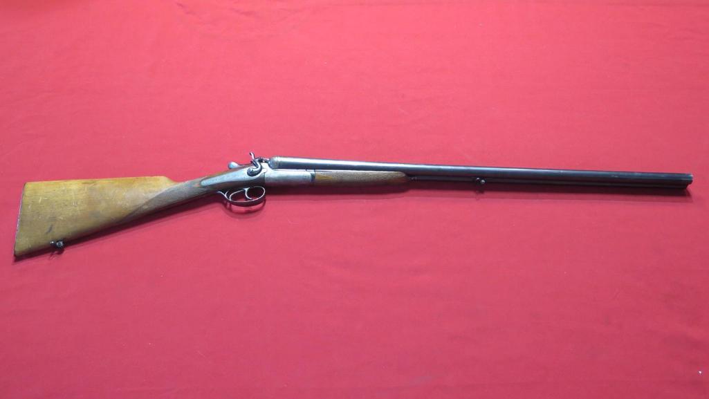 Belgium SXS 16"ga SxS Hammers, SXS break 16ga shotgun , tag#7890