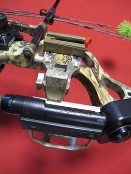 Hoyt Vortex compound bow, arrows, case, and release up to 75#, tag#8064 **W