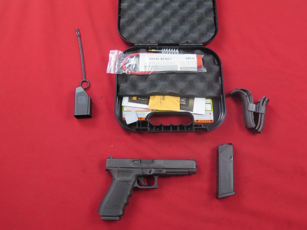 Glock 41 .45Auto semi auto pistol, 2 mags, extra grips, case, new~6695