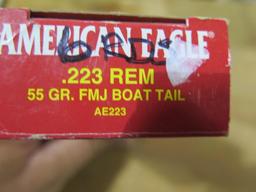 86rds Am Eagle 223 Rem 55gr FMJ boat tail, tag#7254