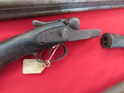 Misc antique double barrels & stock~1351