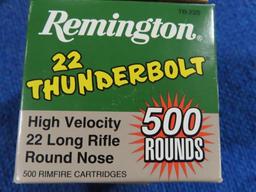 1000rds Remington .22LR 40gr Thunderbolt~1413