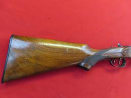 EL Faisan Elgobar Cespana 12ga side by side, silver engraved receiver, wall