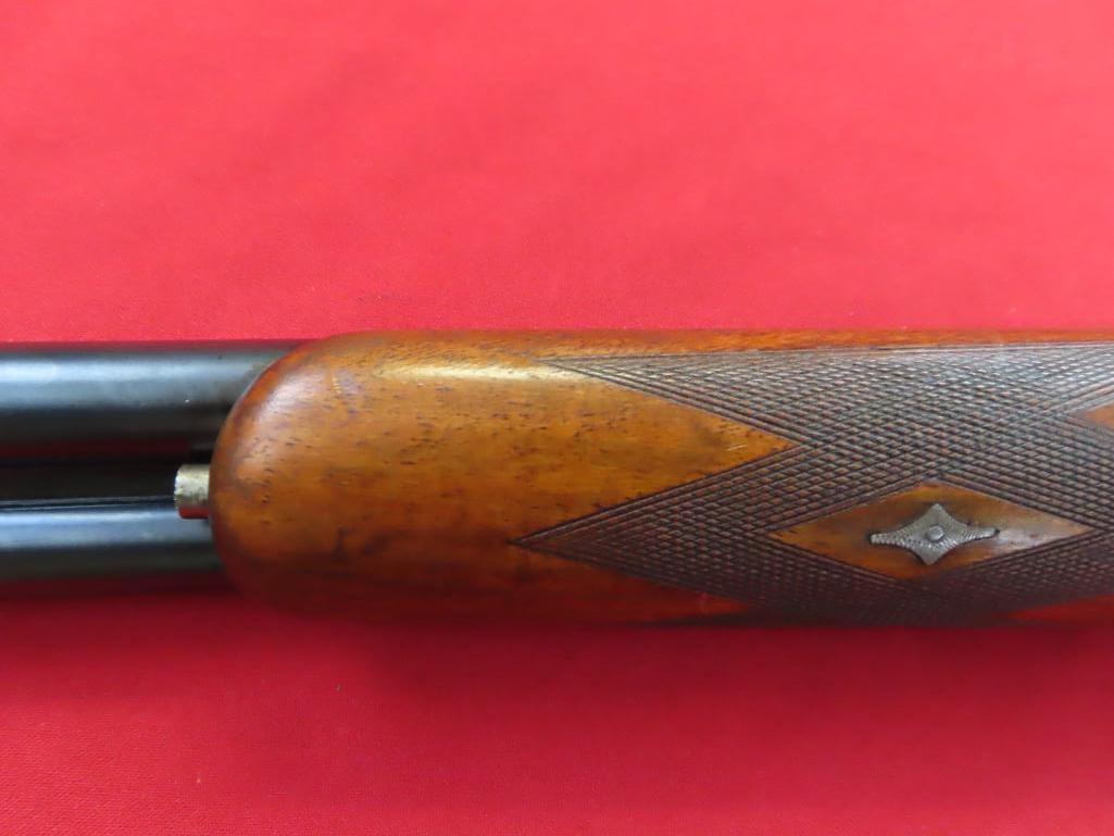 EL Faisan Elgobar Cespana 12ga side by side, silver engraved receiver, wall