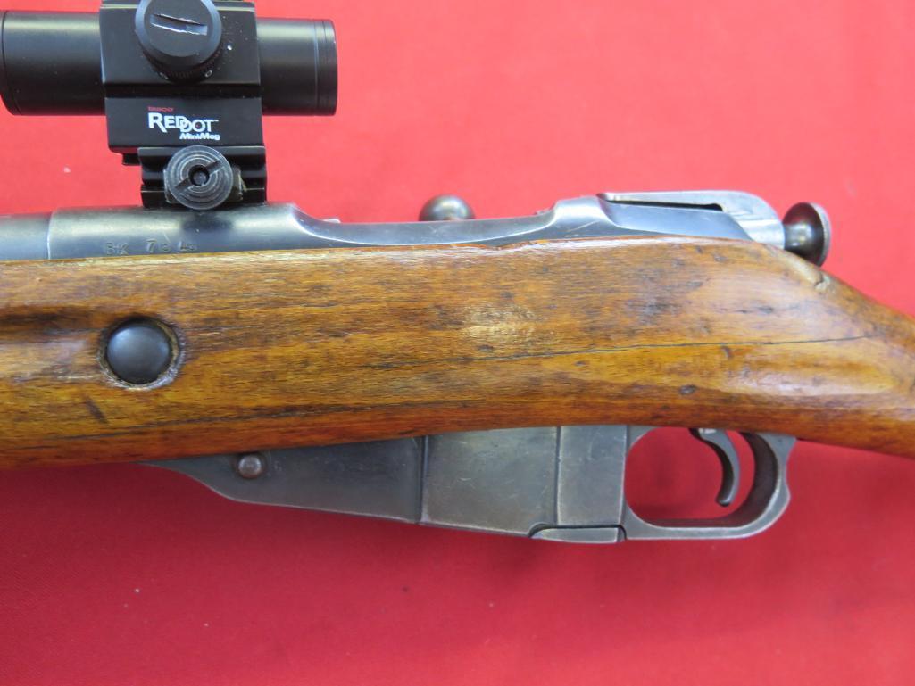 Mosin Nagant Hungarian M44 7.62x54R bolt rifle with bayonet & red dot scope