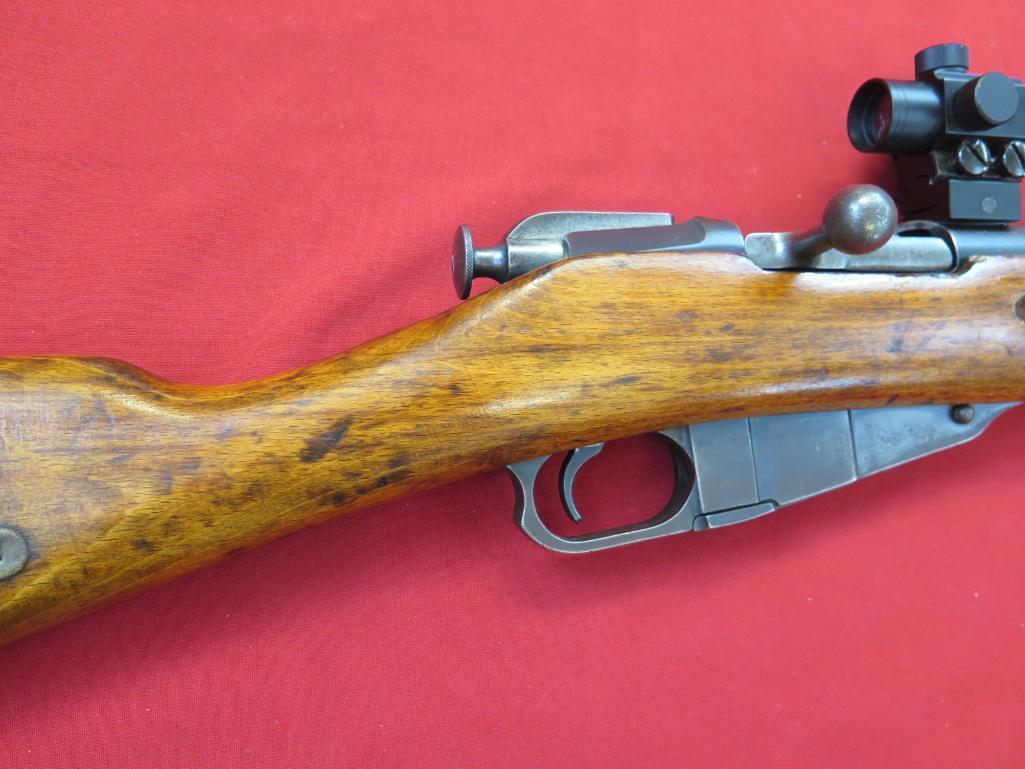 Mosin Nagant Hungarian M44 7.62x54R bolt rifle with bayonet & red dot scope
