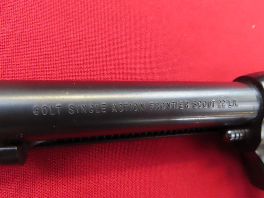Colt Single Action Frontier Scout 22 L.R. (Original box and paper)~1690