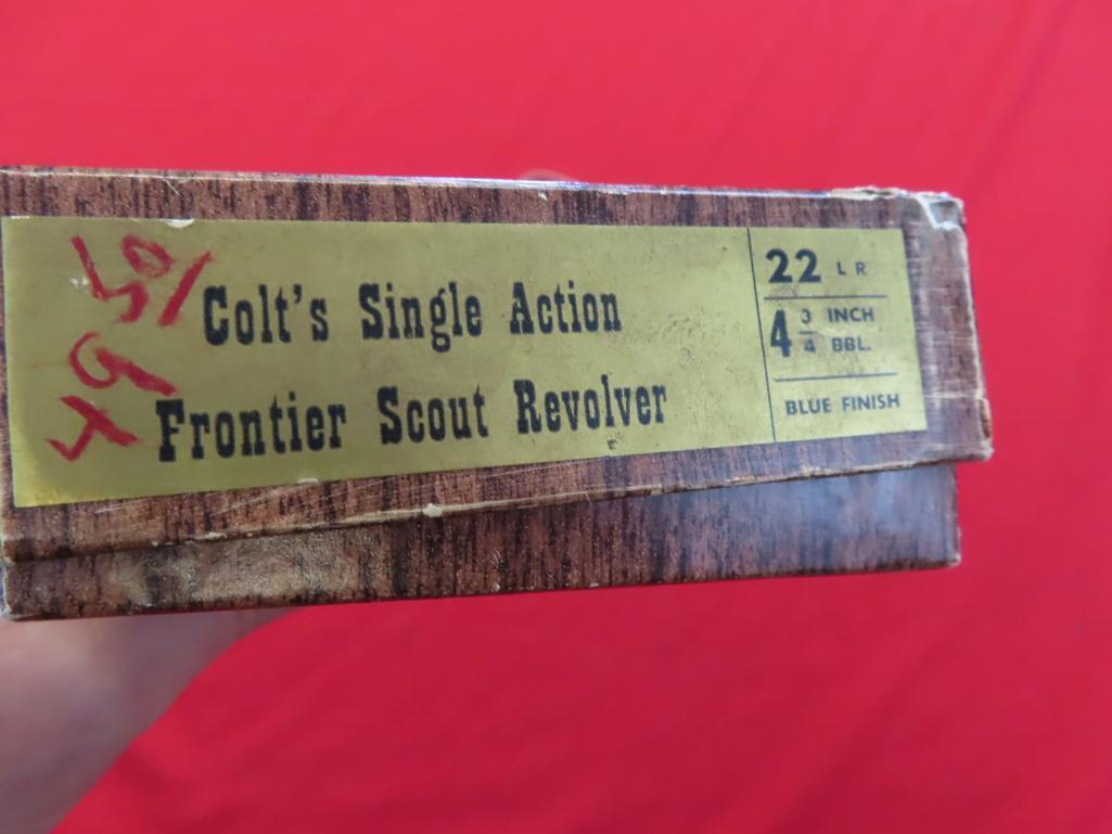 Colt Single Action Frontier Scout 22 L.R. (Original box and paper)~1690