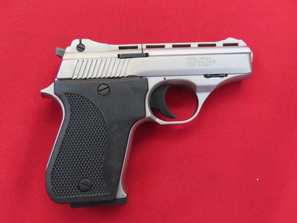Phoenix Model HP22A .22 semi uato pistol, DLX Rangemaster kit, 2 BBLs, acce