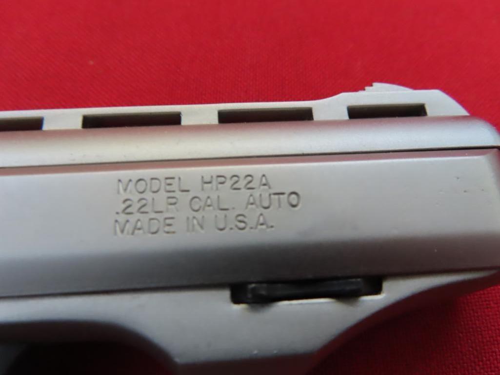 Phoenix Model HP22A .22 semi uato pistol, DLX Rangemaster kit, 2 BBLs, acce