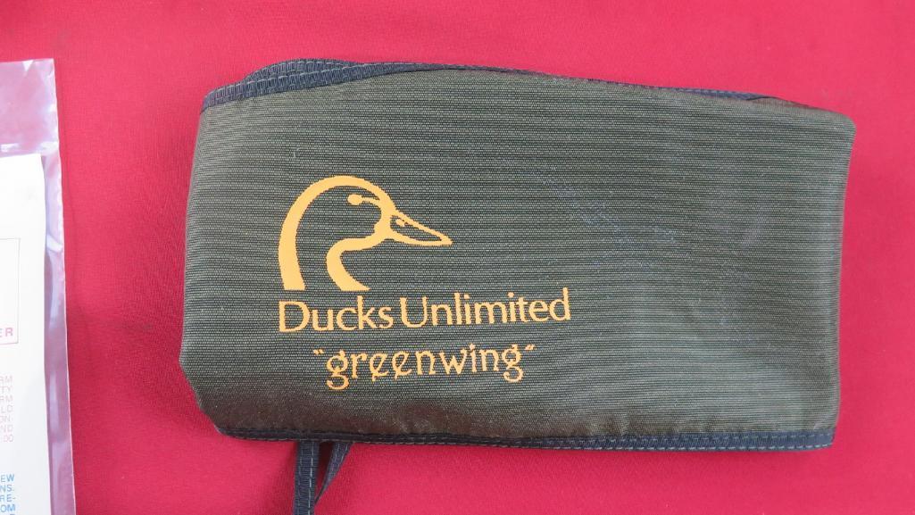 Pardner SB1 20ga, 3", single shot, Ducks Unlimited Greenwing, like new in b