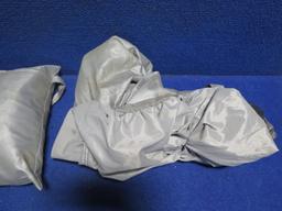 2 - Motorcycle cover; Large size, 100 Polyester. No holes or rips. AND Moto