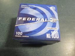 300 Federal small pistol primers, No. 100 - NO SHIPPING AVAILABLE~6911