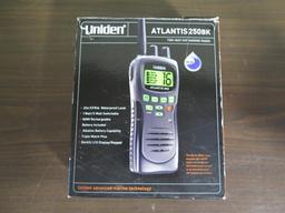Uniden Atlantis 250BK two way vhf marine radio/weather/emergency radio. Wor