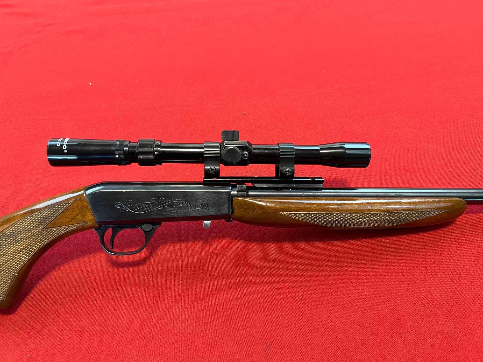 Interarms 22 ATE 22LR semi auto rifle with 3-7 scope ~tag#4331