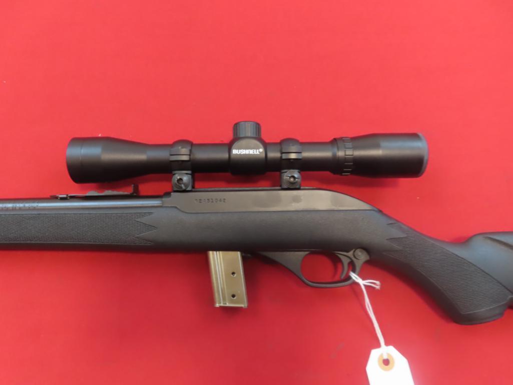 Marlin model 795 .22LR semi auto rifle with 10rd mag, Bushnell 4x rifle sco