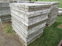 (20) Precise, 36" x 4' aluminum concrete forms