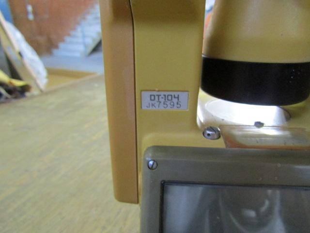 Topcon DT-104 Laser, Serial #JK7595, Serial #JK7595