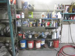 Shelving Unit with Contents