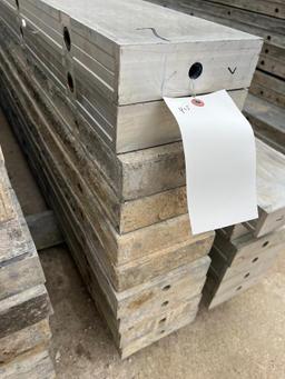 (10) 7" x 8' Smooth Wall Ties Aluminum Concrete Forms, 6-12 Hole Pattern. Located in Mt. Pleasant,